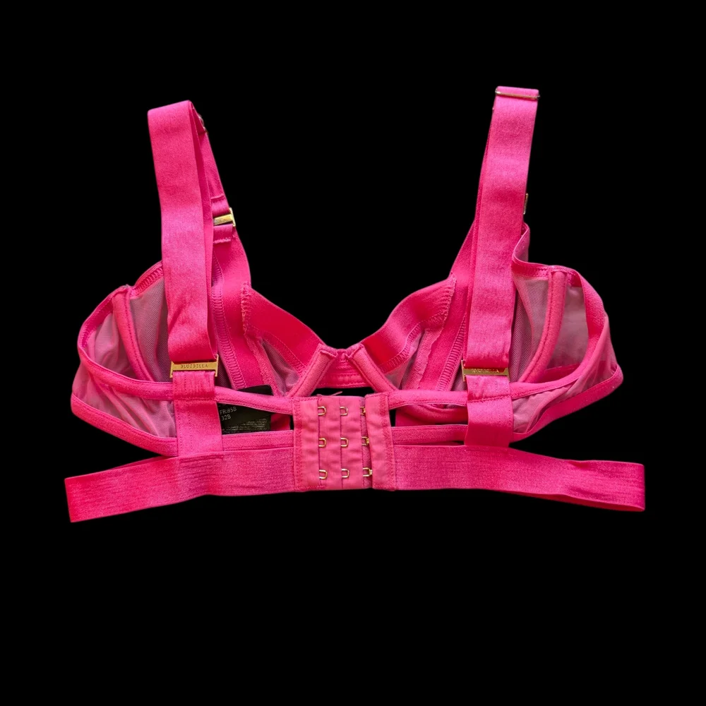 Bluebella x Victoria's Secret Hot Pink Sheer Bra - Picture 2 of 5